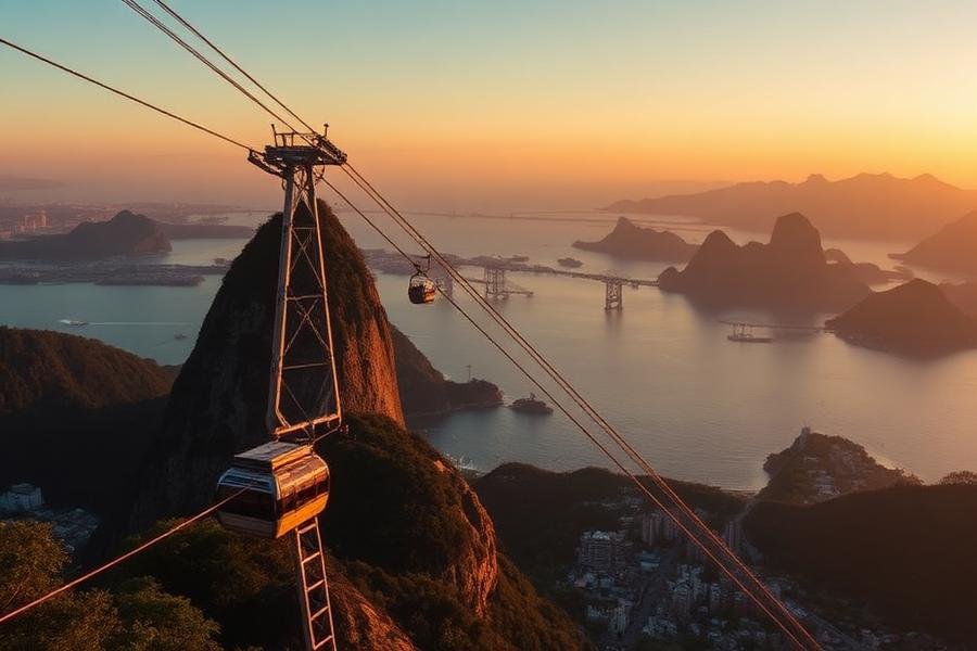 Pão de Açúcar ao Pôr do Sol